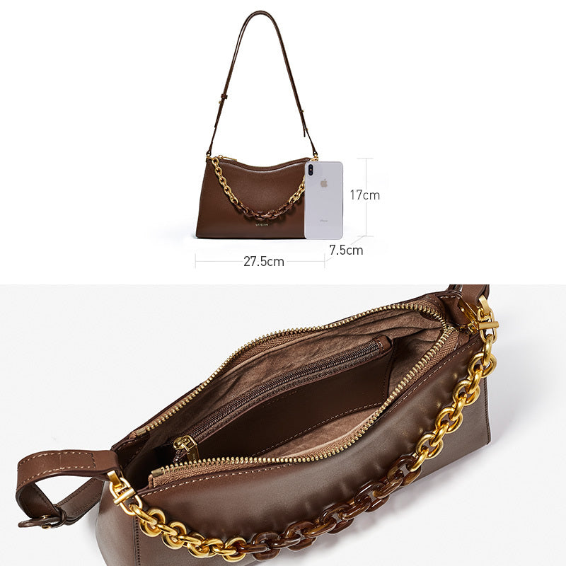 Bag Female Underarm Baguette Casual All-match Chain Single Shoulder Messenger