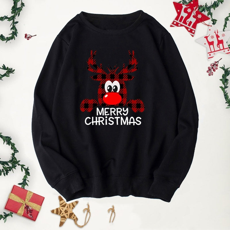 Cartoon Long Sleeve Sweater Thin Men And Women Pullover Terry Top