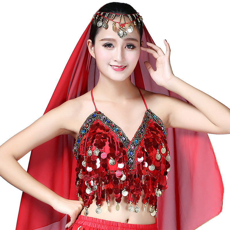 Belly Dance sequined bra