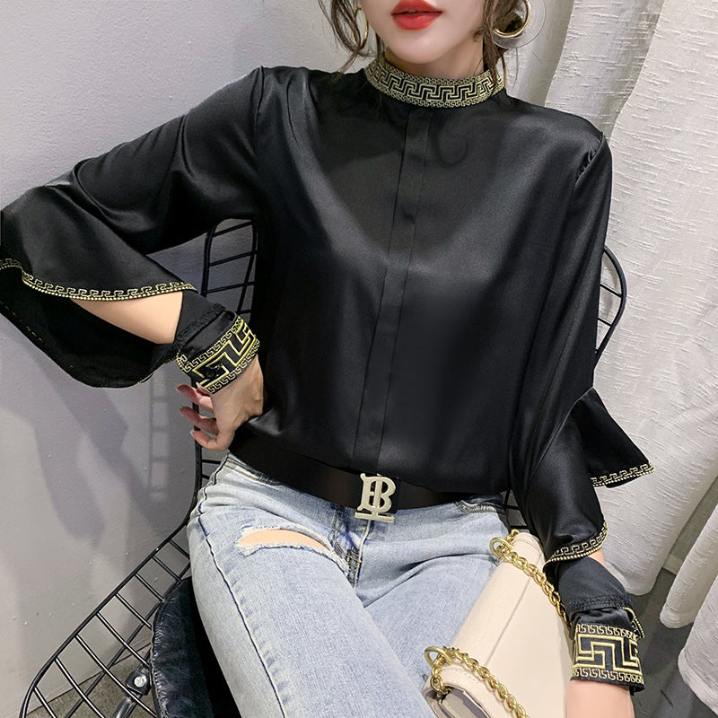 Fashion Women's Spring Autumn Style Blouse