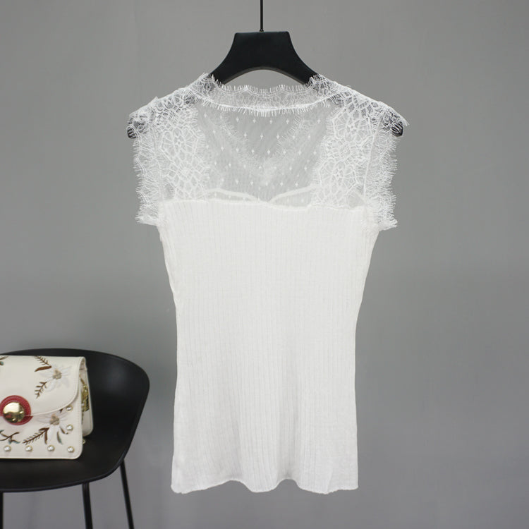 Women's lace vest