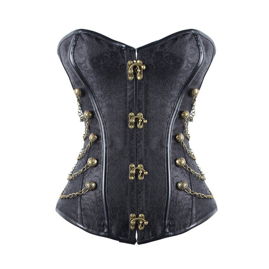 corset gothique steampunk de cour vintage