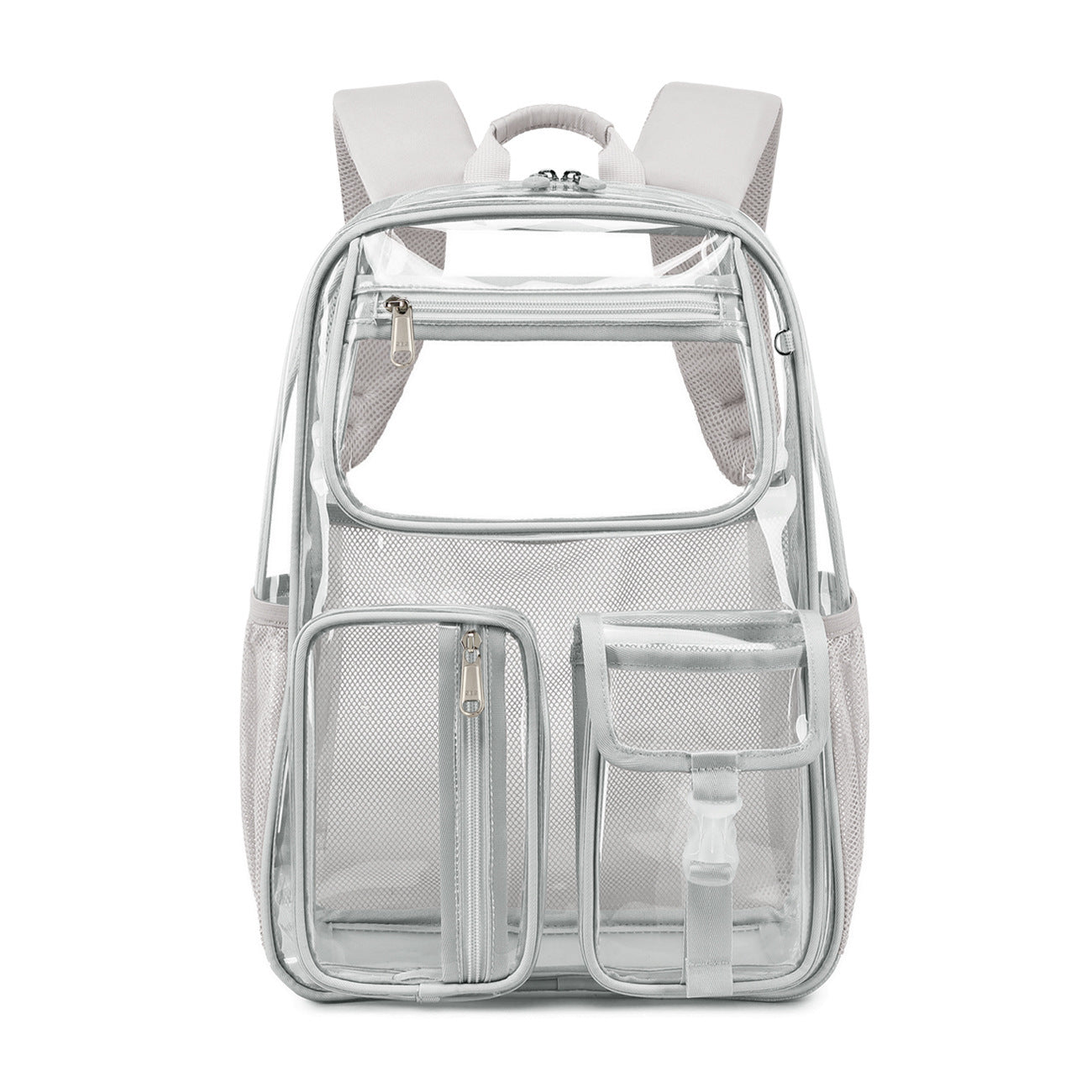 Transparent Jelly Pack Middle School Student Schoolbag Large Capacity Backpack