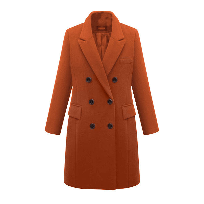 Woolen coat women's woolen coat