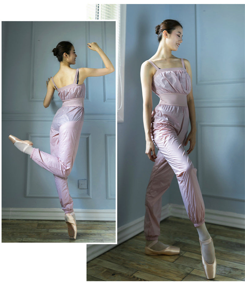 Warm-up Dance Suit Sweating One-piece Warm-up Pants Training Sweatpants