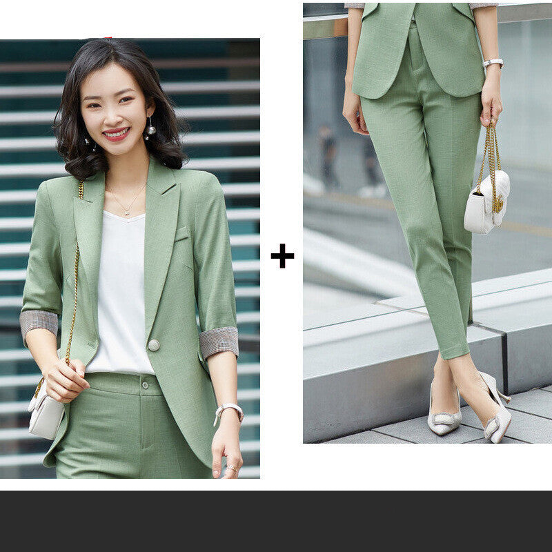 Two-piece Fashion Lady's Professional Wear