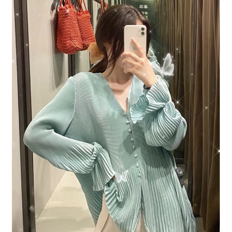 The Design Sense Is Small, The Sweet Temperament Is Very Fairy Blouse, Loose And Trendy New Blouses Are Fashionable And Retro