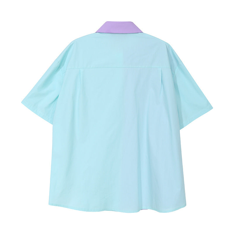 Women'S Color Block Shirt