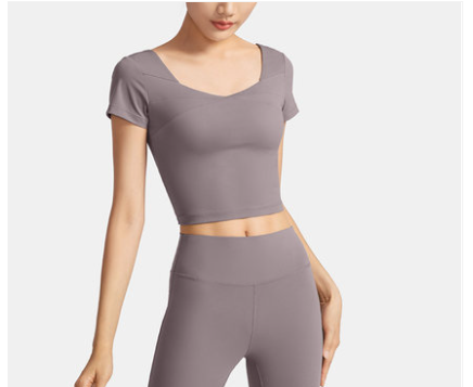 Women'S Tight-Fitting Yoga Clothes With Chest Pads