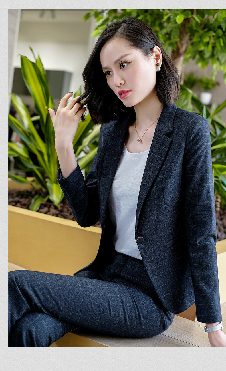 Female OL Commuter Professional Pants Suit