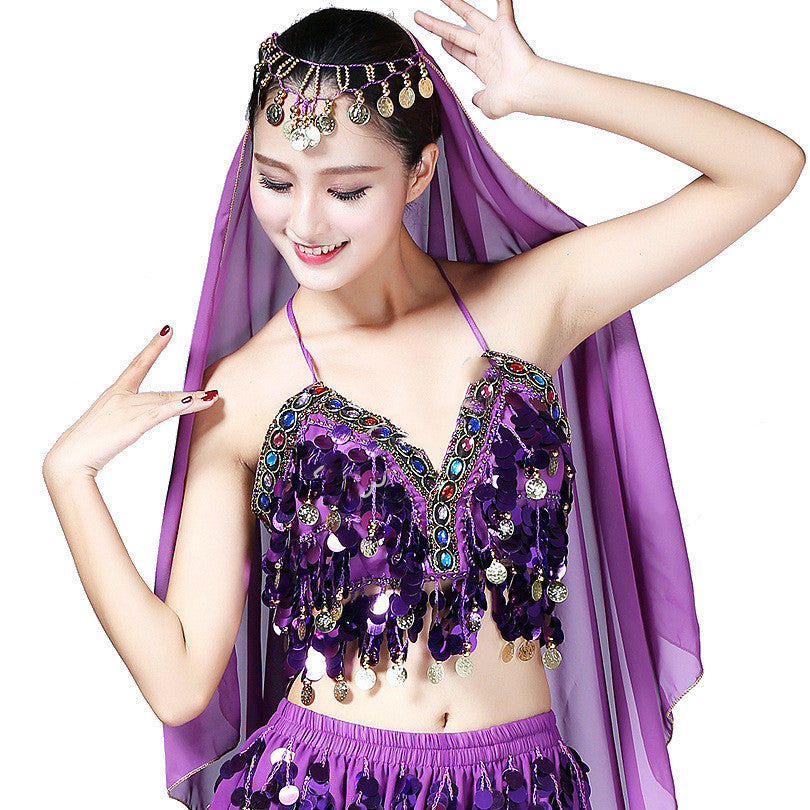 Belly Dance sequined bra