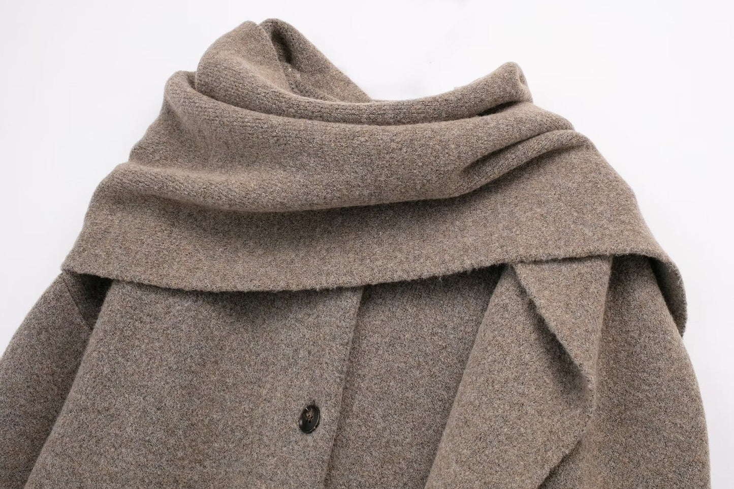 Écharpe pour femme Cape Midi Manteau en laine tricoté Vêtements d'hiver pour femmes