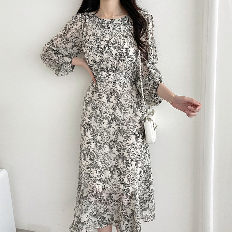 Waist-controlled Slimming Long Sleeve Dress Women