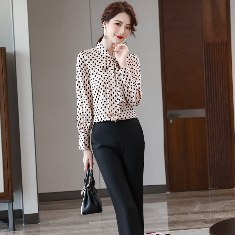 Camisa de temperamento para mujer Ropa formal Ropa de trabajo