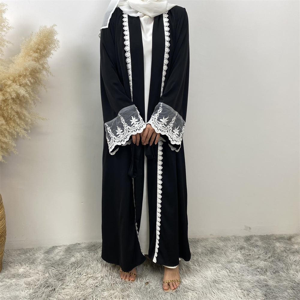 Women's Fashion Slim-fit Embroidery Robe