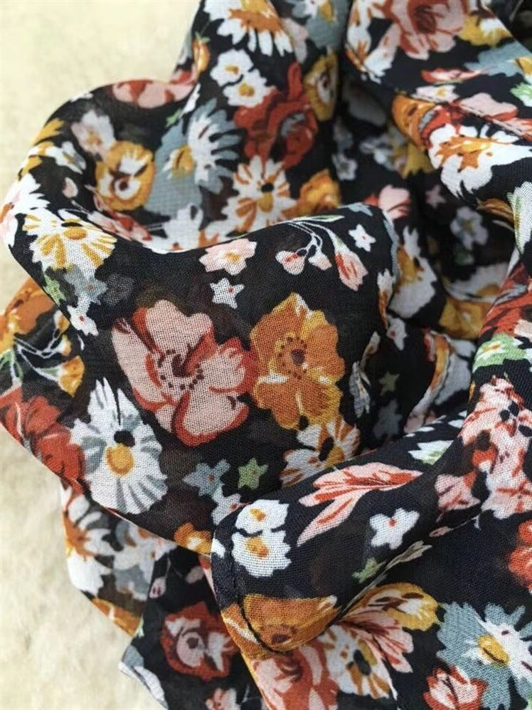 Floral Chiffon Shirt