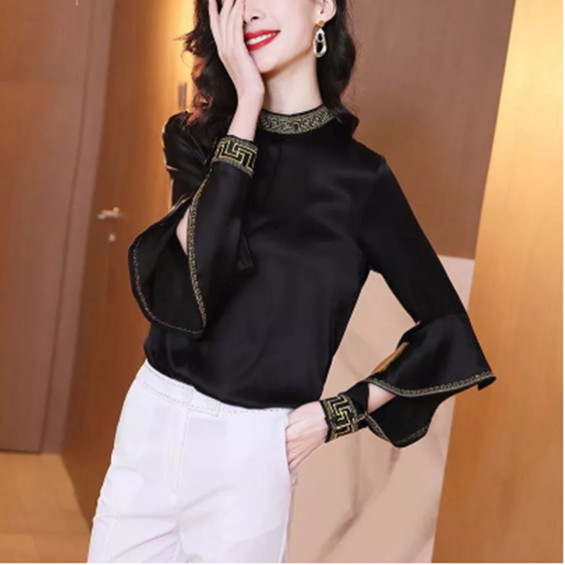 Fashion Women's Spring Autumn Style Blouse