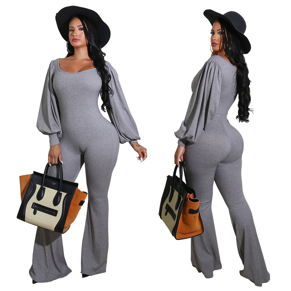 Women's Fashion Features Lantern Sleeve Pit Strips