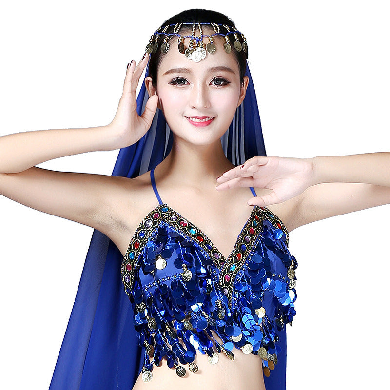 Soutien-gorge à sequins Belly Dance