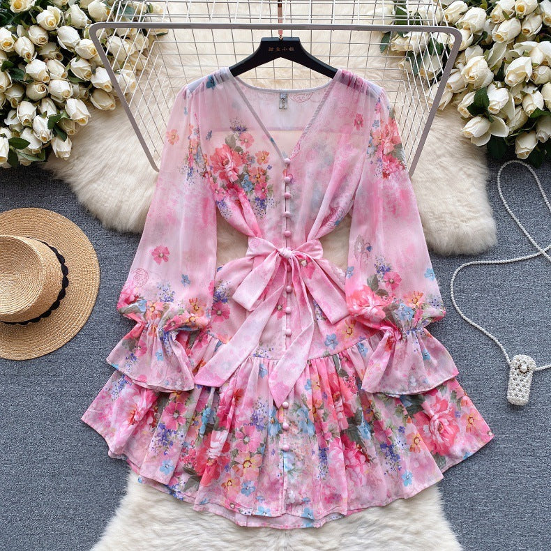 Flowers Series Advanced Sense Dress