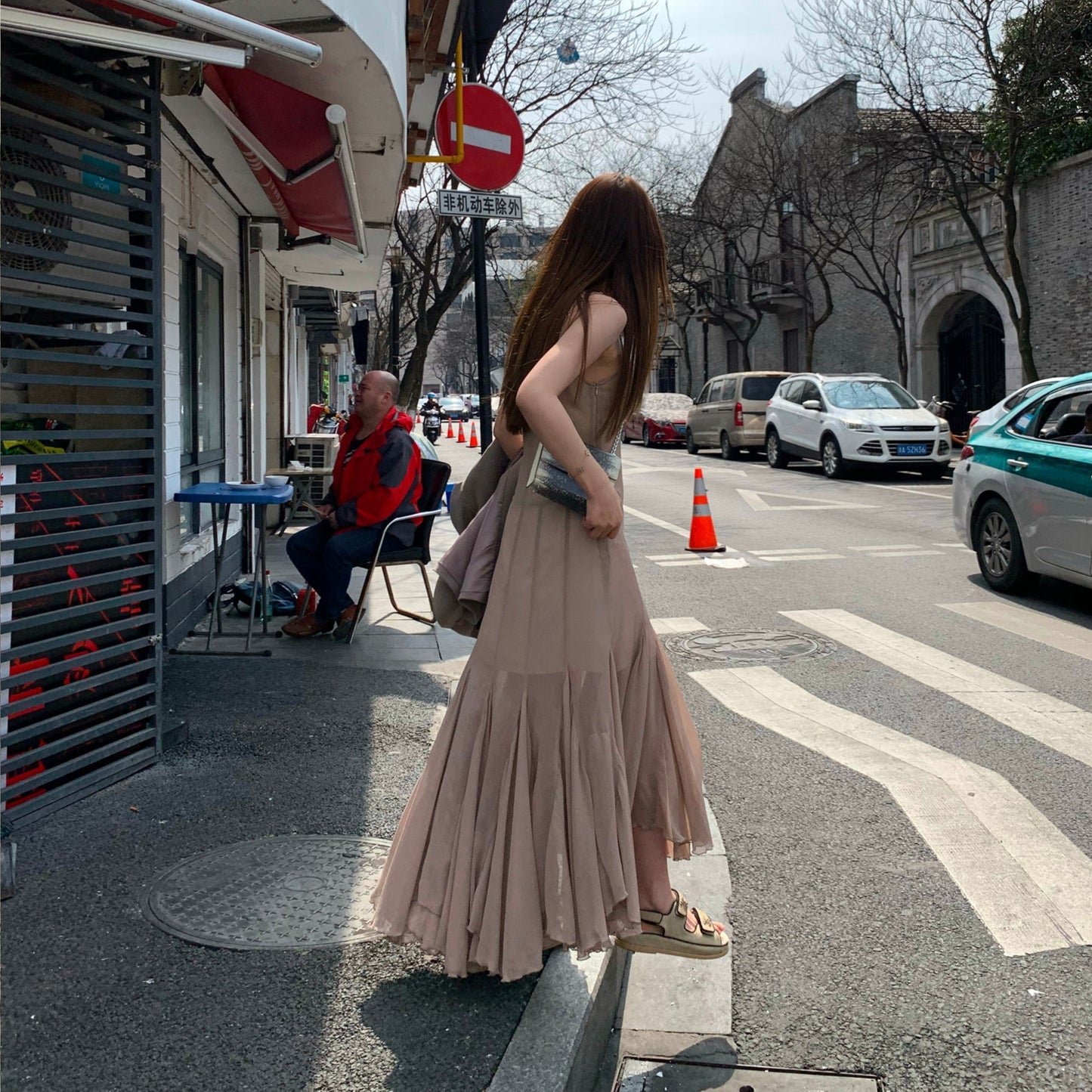 Robe d’été éthérée, robe sirène en tulle transparent pour femmes