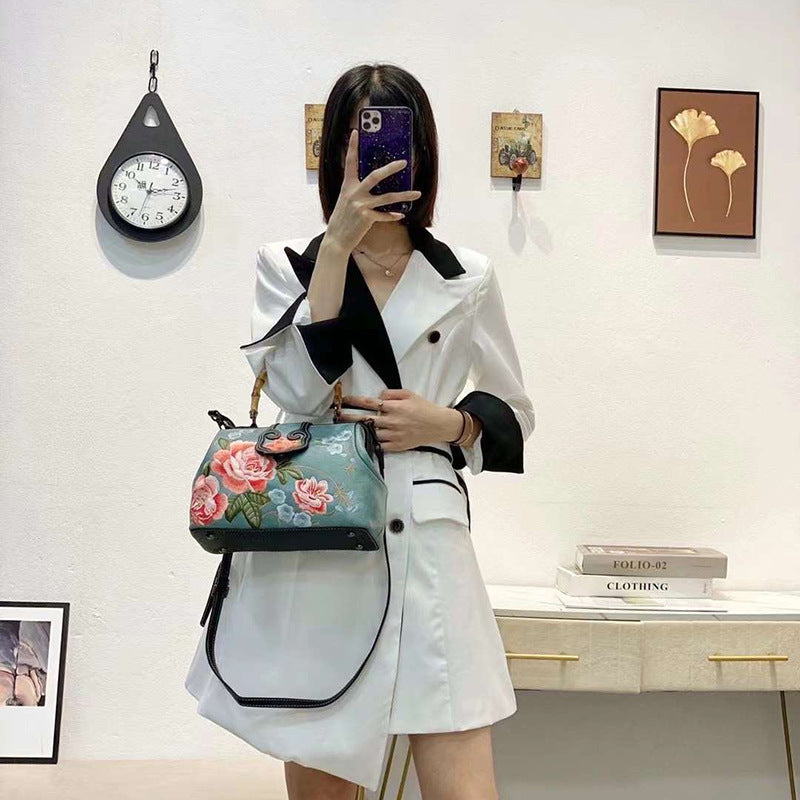 With Cheongsam  Cotton Linen Tang Suit Hanfu Handbag