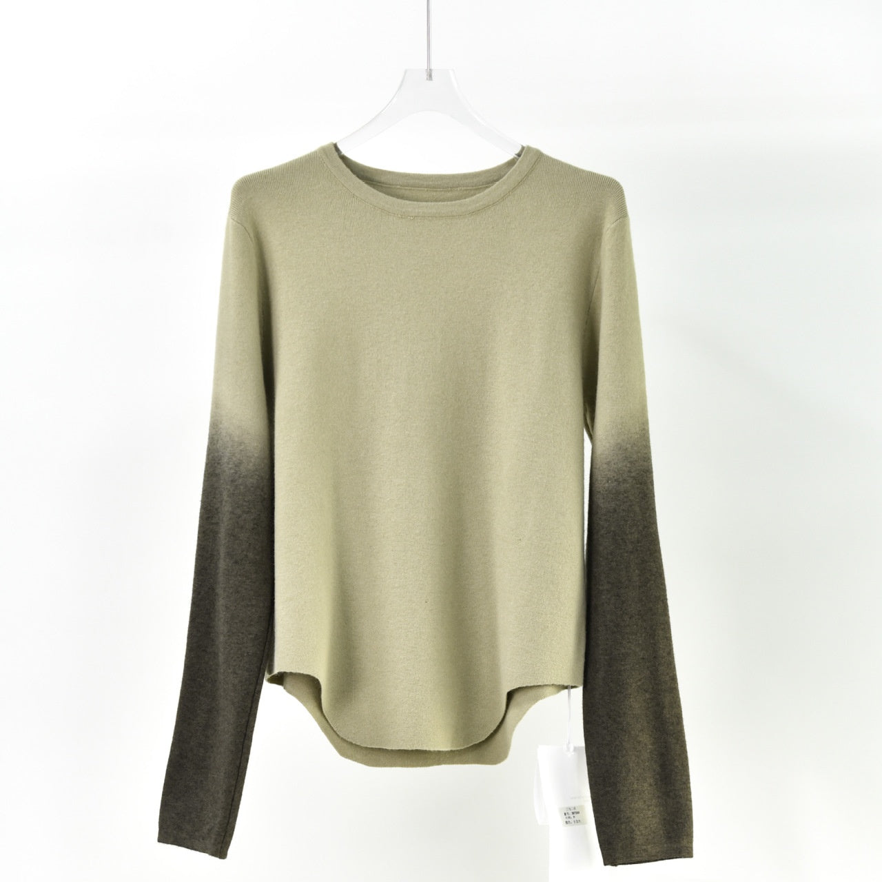 Women's Hanging Dyed Gradient Round Neck Thickened Pullover Sweater