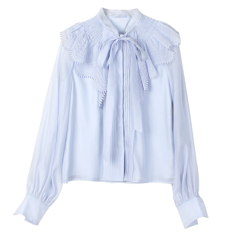 Women's chiffon shirt long