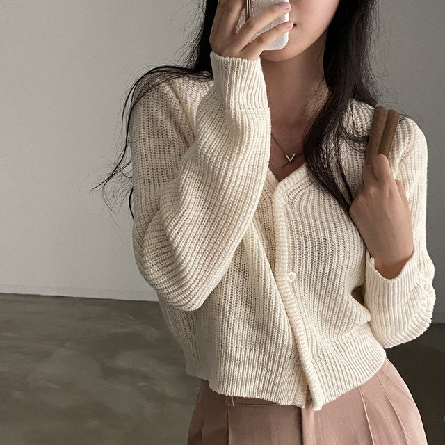 Women's Loose All-matching Lazy Knitted Cardigan