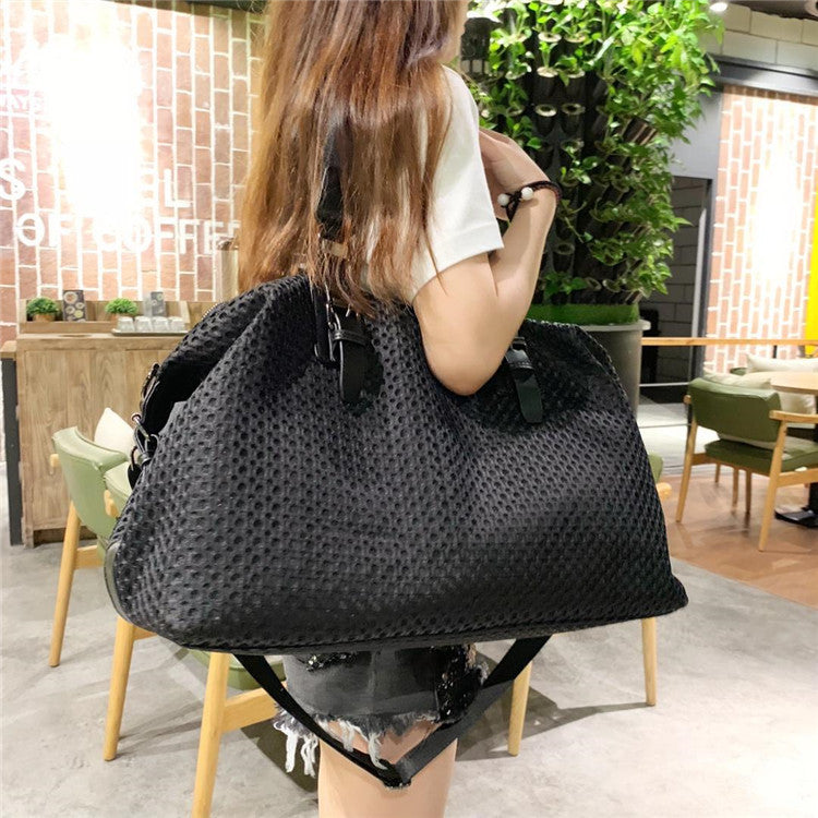 Travel Bag Simple Leisure Nylon Cloth Mesh Shoulder Bag