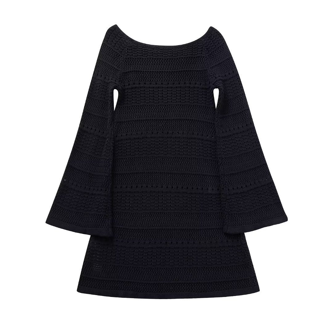 Fashionable Knitted Slimming Dress Women's