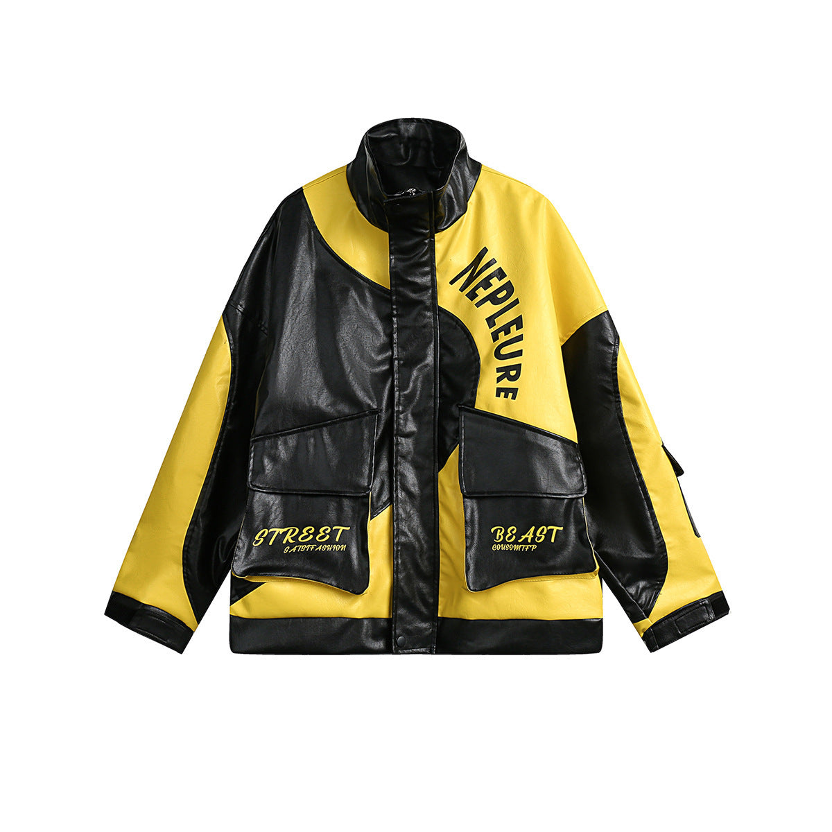 Autumn New American Stitching Letter Jacket