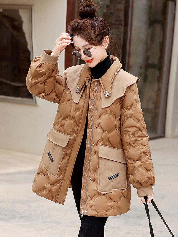 Women's Fashionable Stylish Sailor Collar Coat