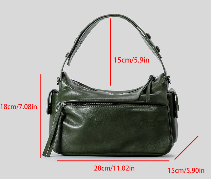 Fashion Soft Leather Boston Bag Women