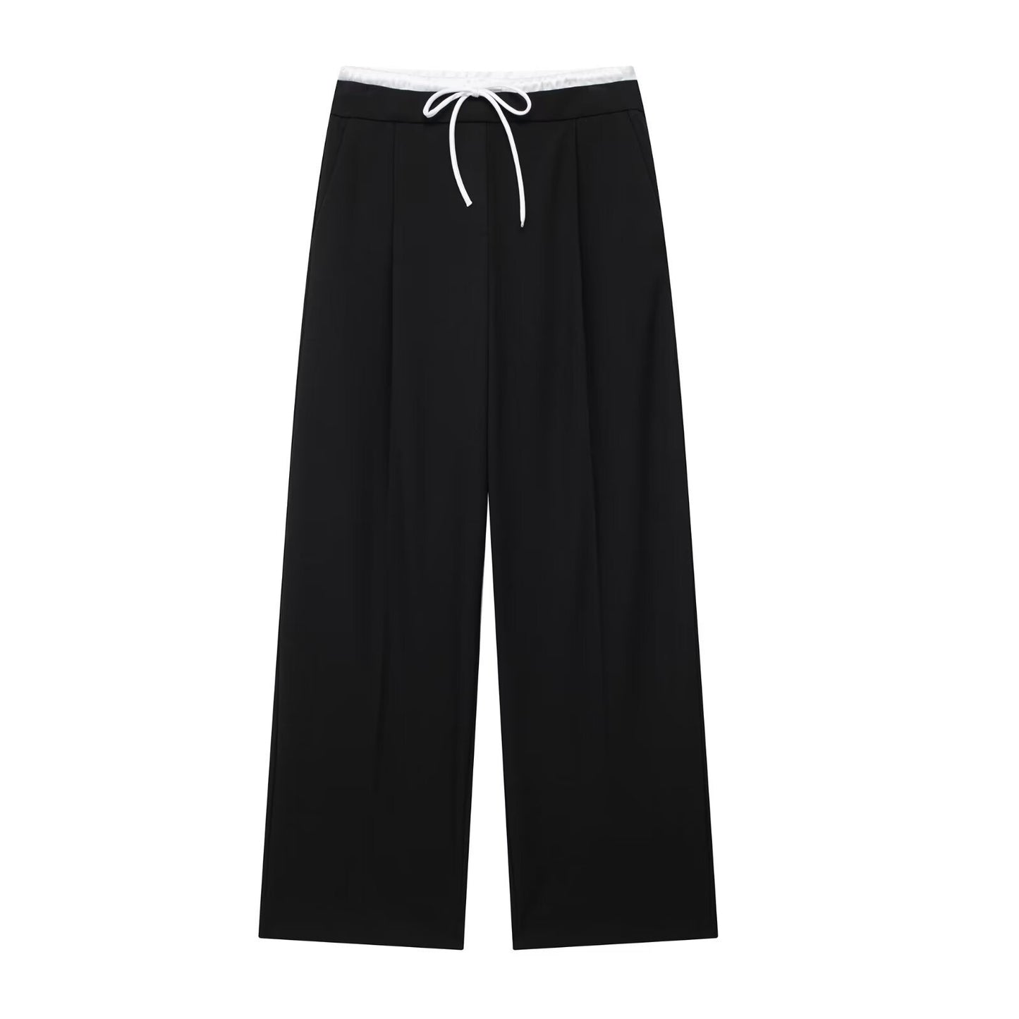 Casual Versatile High Waist Slimming Wide Leg Pants