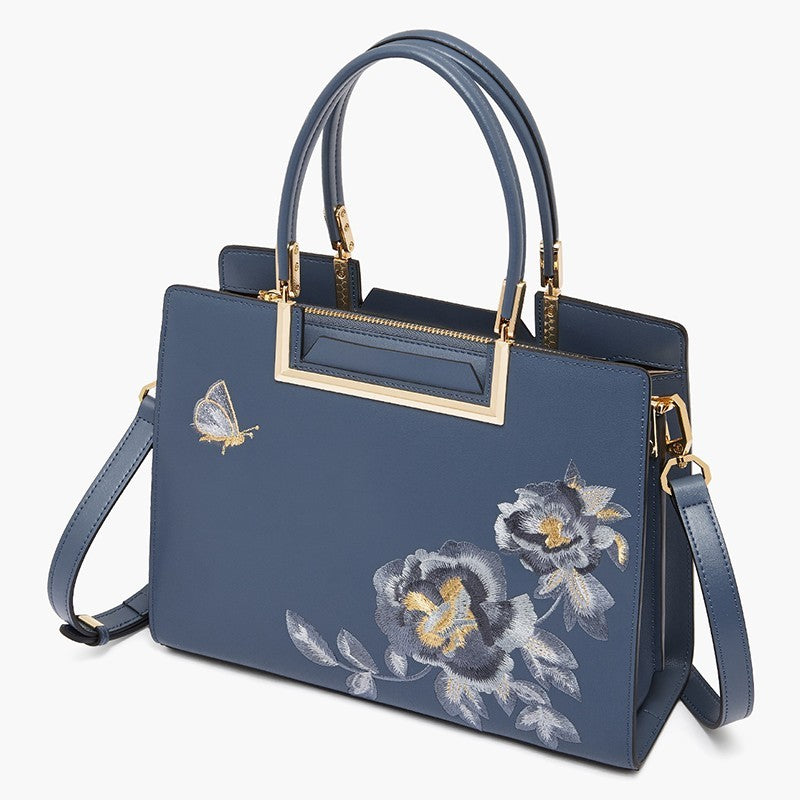 Sac à bandoulière brodé tendance pour femme