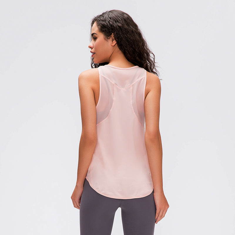 Blouse de sport pour vêtements de yoga pour femmes