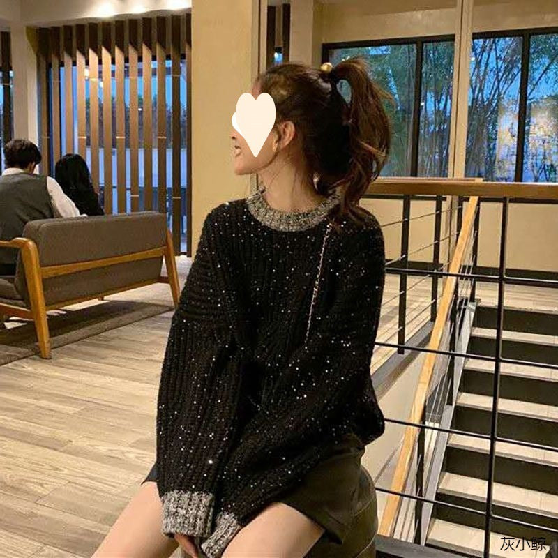 Thread Loose Outer Wear Idle Style Sweater