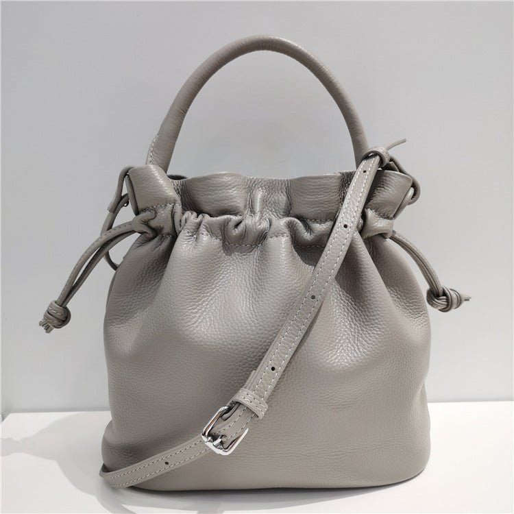 Fashion Leather Bucket Bag New Women