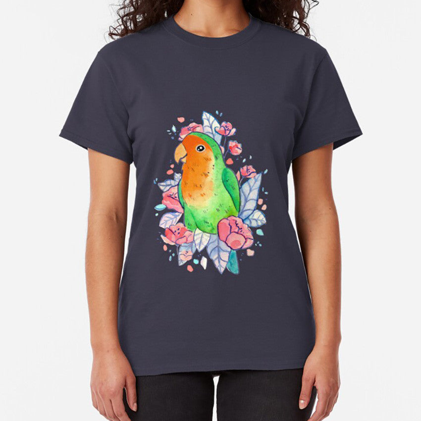 Camiseta Manga Corta Lovebird Flowery Lovebird