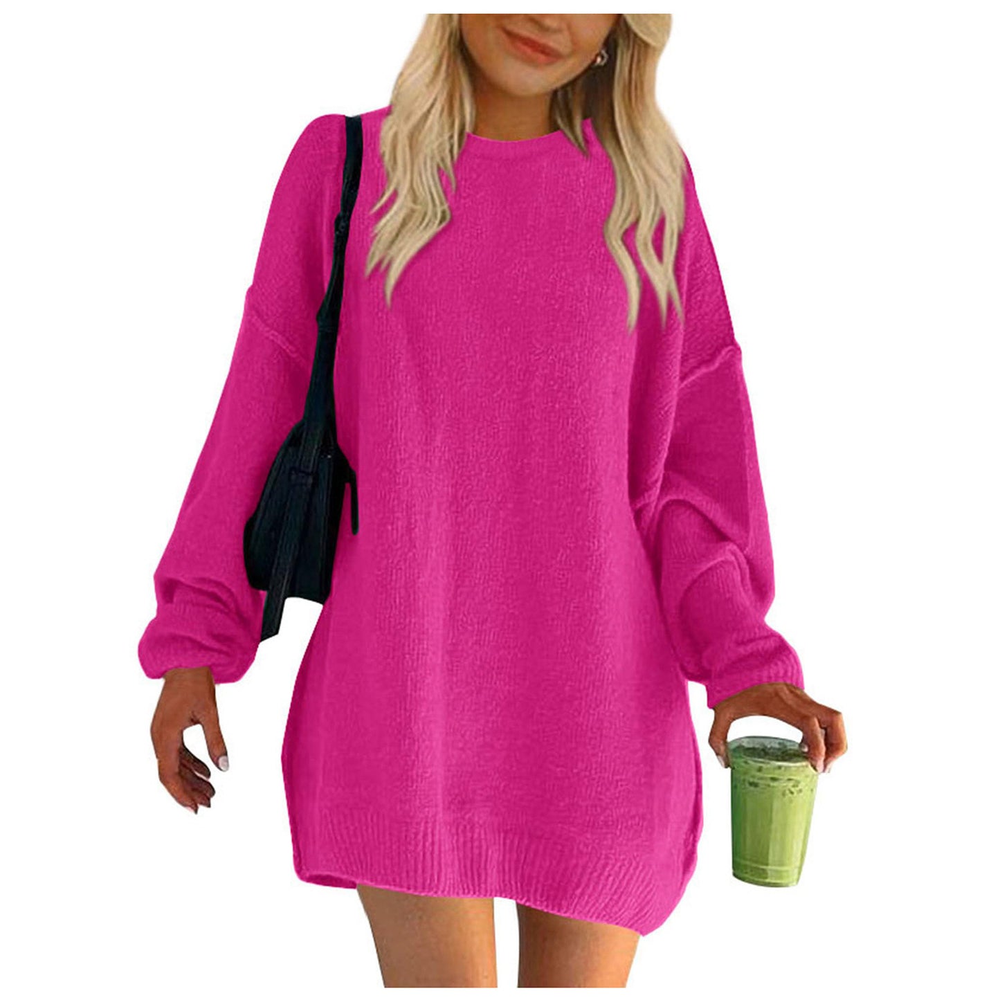 Women's Turtleneck Sweater Fashion Rib Knitted