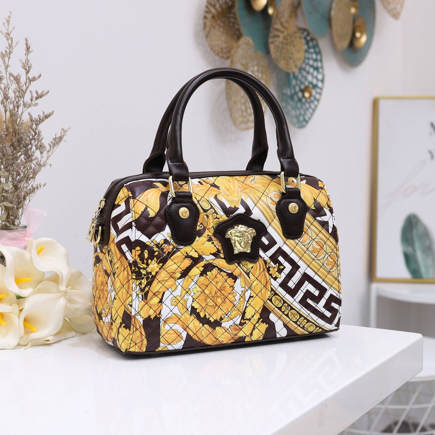 Sac à main pour femme de style explosif avec imprimé Boston