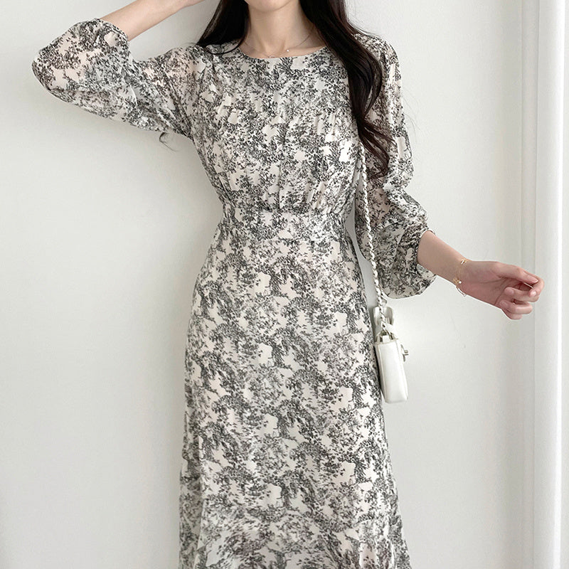 Waist-controlled Slimming Long Sleeve Dress Women