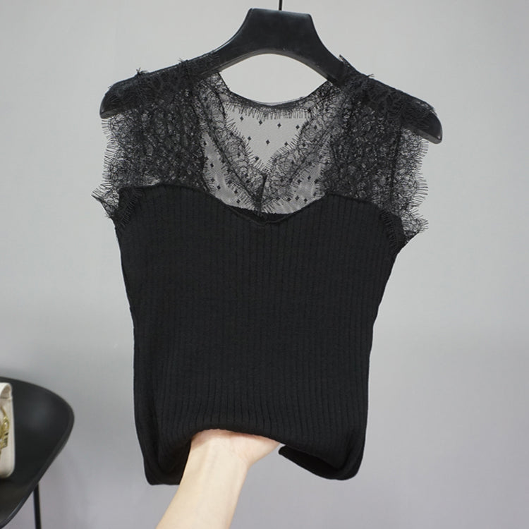 Women's lace vest