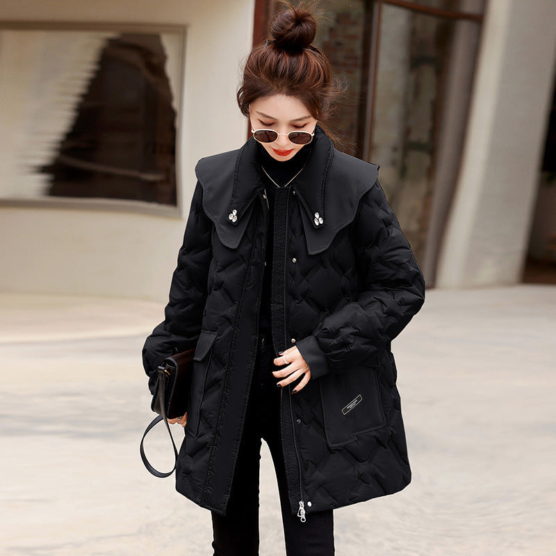 Women's Fashionable Stylish Sailor Collar Coat