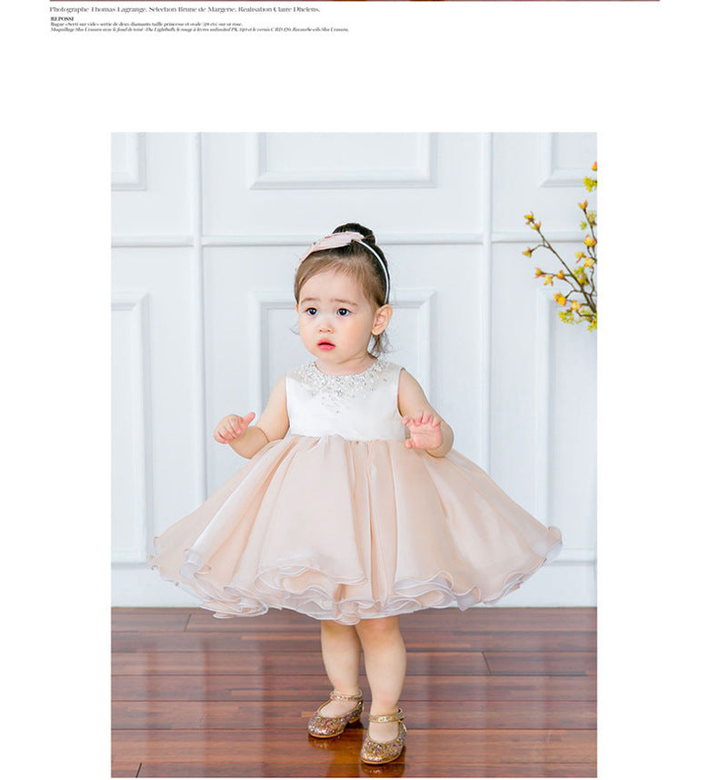 Robe de princesse pour bébé fille toute l'année