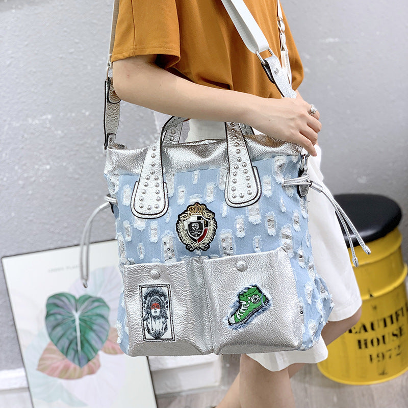 Trendy Casual Portable Personalized Bucket Bag