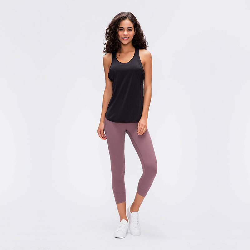 Blouse de sport pour vêtements de yoga pour femmes