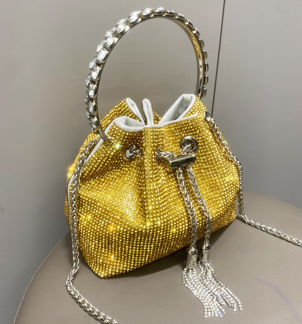 Sac à main européen et américain en diamant brillant pour femmes