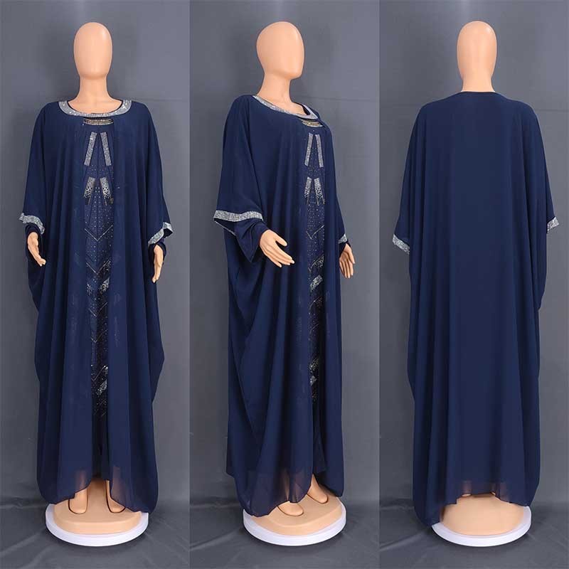 Chiffon Suit Women's Fashion Robe Dress